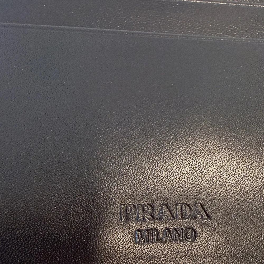 Prada Crocco Bifold Wallet